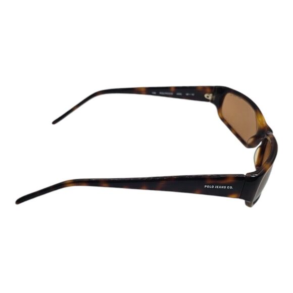 Polo Jeans Co Ralph Lauren Politico/S Wrap SUNGLASSES 56-16-135 BRN TORT Unisex - Picture 2 of 10